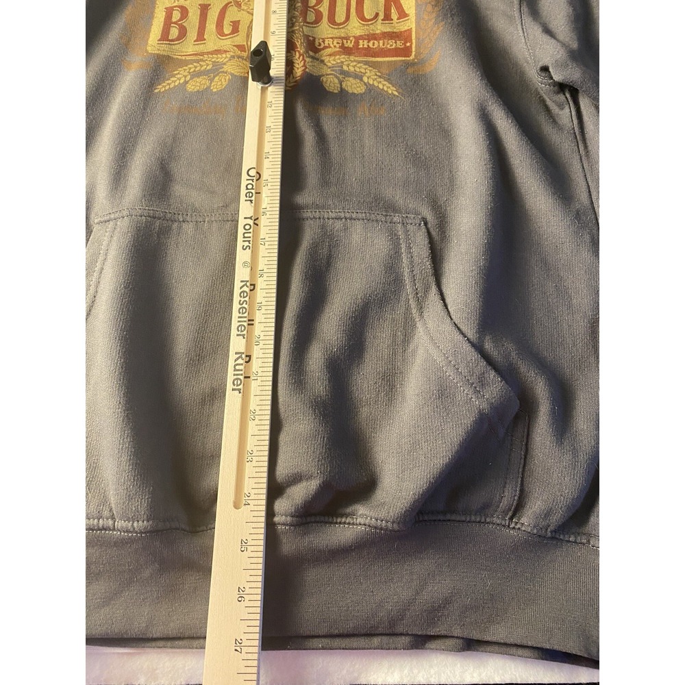 Canyon Creek North American Sportsman Big Buck Brew House Hoodie Gray Size M - Picture 10 of 12